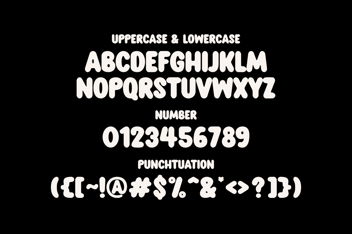 Make Groovy - Retro Bubble Font, a Handwritten Font by SaktiAvellin (Photo 7 of 8)