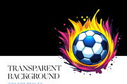 Soccer Ball Splash Clipart, Football, a Sport Illustration by BrushstrokeArtGB (Thumbnail 7 of 9)