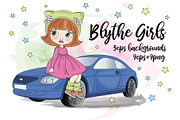 BLYTHE GIRLS Doll Illustration, a Decorative Illustration by FARAWAYKINGDOM (Thumbnail 1 of 8)