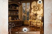Brass Requiem Steampunk Backdrops V2, a Background Graphic by ThatsDesignArt (Thumbnail 2 of 12)