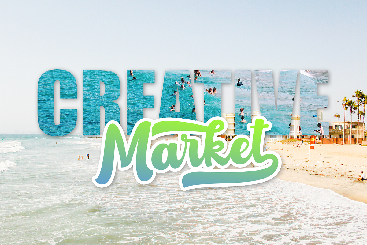 Rotterin Script - Layered Font preview 5