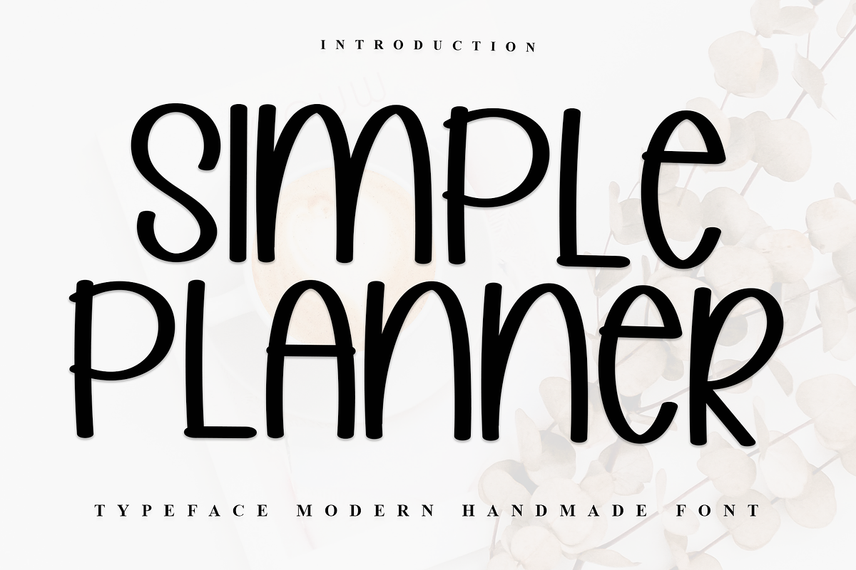 Simple Planner, a Serif Font by InermediaSTUDIO (Photo 1 of 7)