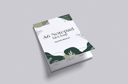 A6 Notepad Mockup, a Books & Magazine Mockup by Twins_studio