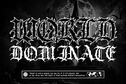 BONES Blackletters Gothic Display, a Blackletter Font by dansdesign (Thumbnail 6 of 8)