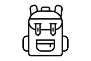 Backpack Line Icon, an Icon by Pexelpy (Thumbnail 2 of 2)