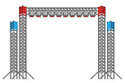 Big Concert and Festival Stage Set, an Illustration by Albert Does Stuff (Thumbnail 5 of 6)