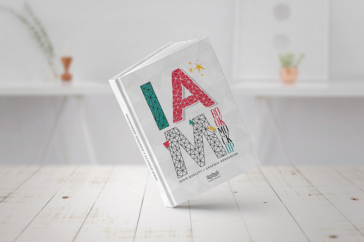 Book Mock-Up / Hardcover Edition, a Books & Magazine Mockup by PuneDesign (Photo 4 of 13)