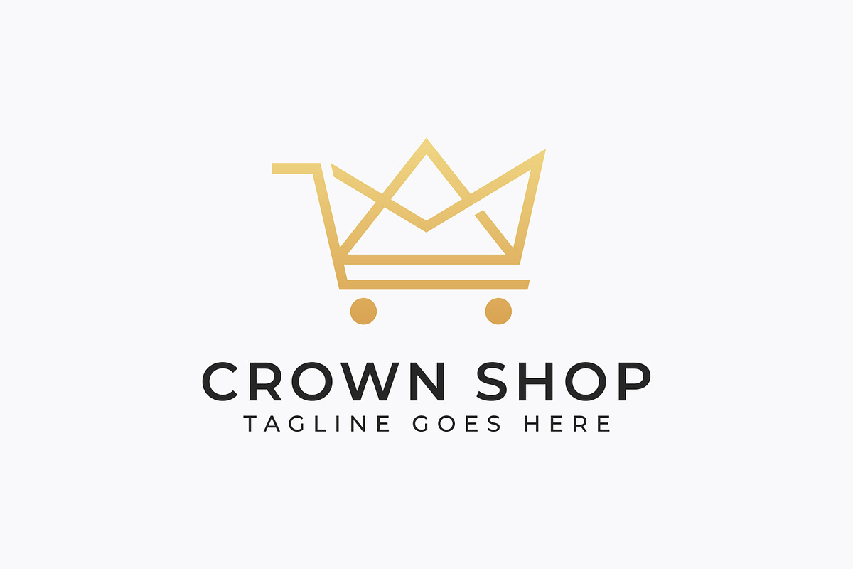 Crown Shop Retail Online Store Logo, a Branding & Logo Template by Signatoro (Photo 1 of 2)