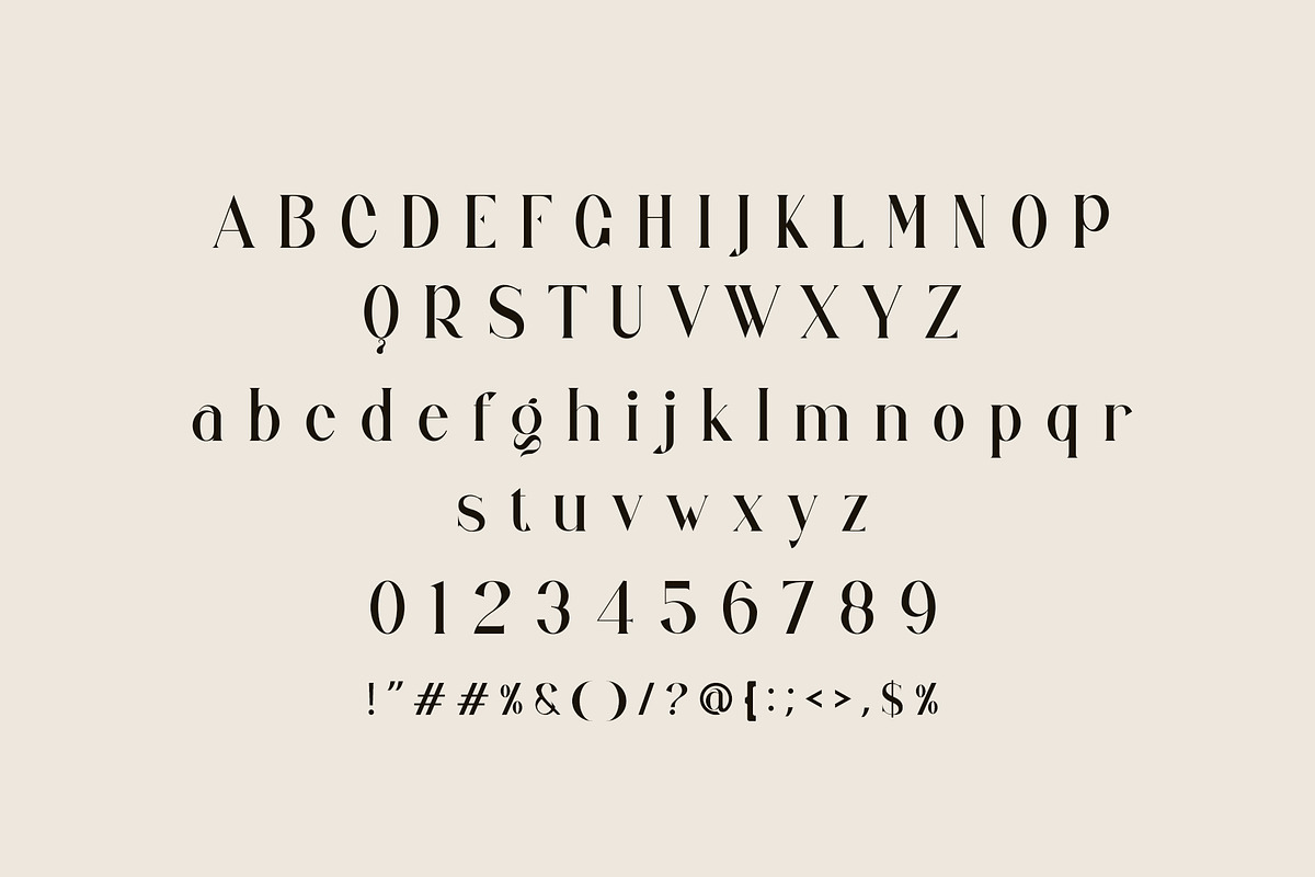 Jangor ligature serif typeface, a Serif Font by yaqublekker (Photo 10 of 10)