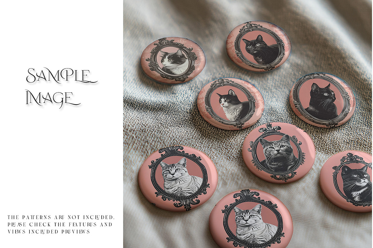 Pin Badge Collction PNG & PSD Mockup, a Product Mockup by mock-ups (Photo 21 of 22)