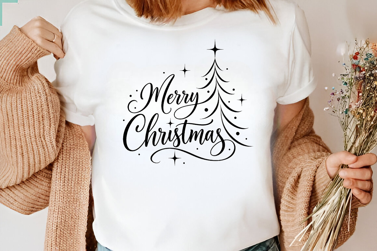 Merry Christmas PNG, a Seasonal Illustration by CraftArtStudio (Photo 3 of 4)