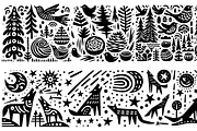 Vintage Dinosaur Folk Art, a Decorative Illustration by devastd (Thumbnail 15 of 28)