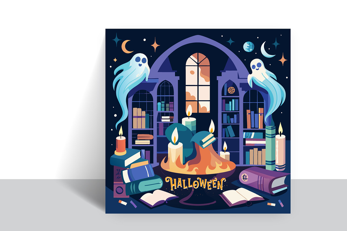 Halloween horror pumpkin banner set, a Poster Template by hkmonir (Photo 4 of 4)