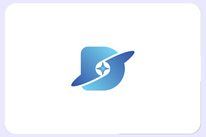 Letter D - Deep Space Logo Template, a Branding & Logo Template by Graplick