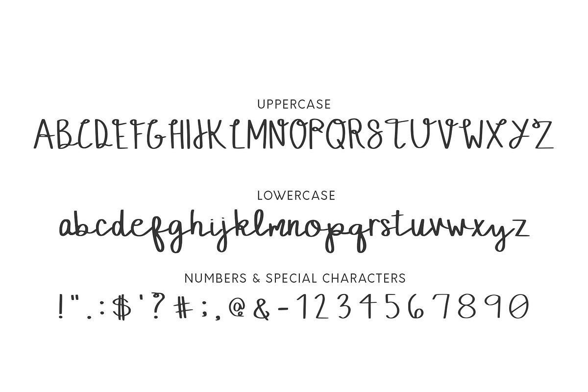 Maple Syrup, Hand-Lettered Font preview 2