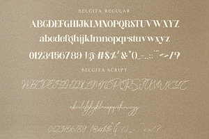 Belgita- Luxury Font Duo