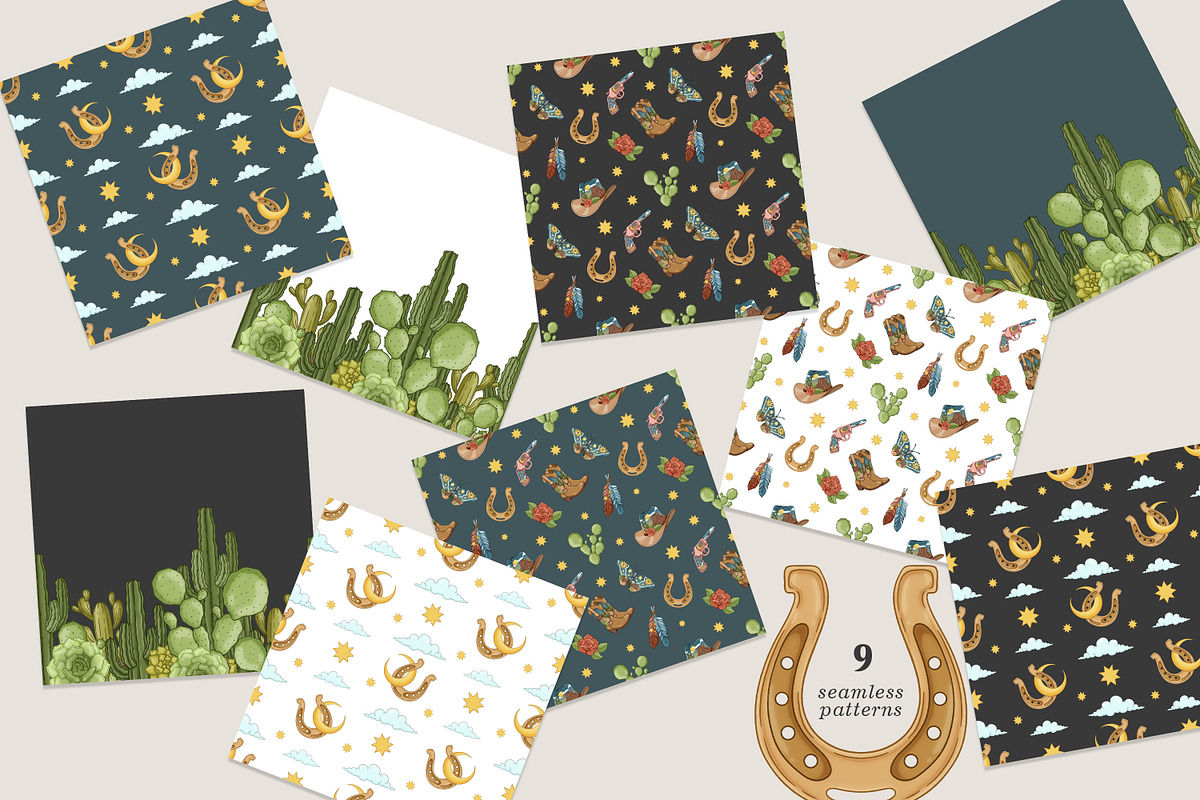 Desert Soul Western bundle, a Seasonal Illustration by SecondOfJuly (Photo 3 of 7)