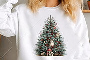 Whimsical Christmas Tree Clipart, a Seasonal Illustration by Canvas Craft (Thumbnail 5 of 10)