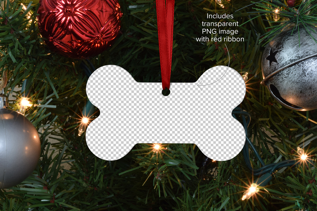 Bone Ornament Mockup - PSD & PNG, a Product Mockup by MelissaBMockups (Photo 5 of 5)