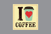 Coffee To Go vector poster set., a Food Illustration by PoPaShop (Thumbnail 6 of 13)