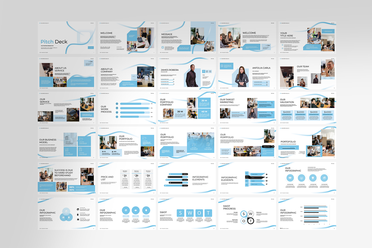 Pitch Deck Presentation Template, a Presentation Template by Spesifikstd (Photo 9 of 9)