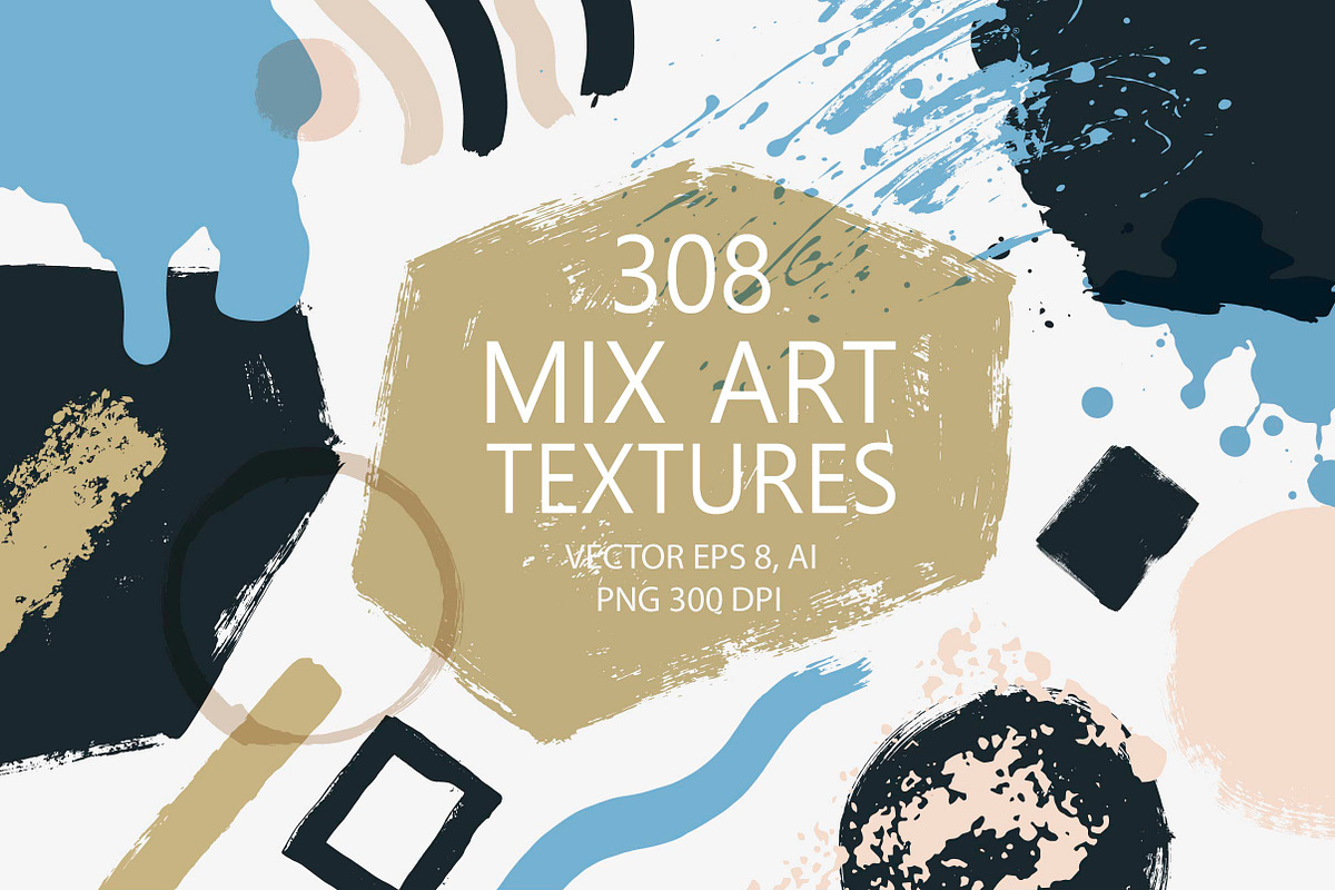 Mix Art Textures and Backgrounds, a Texture Graphic by Pink Ocean (Photo 1 of 7)