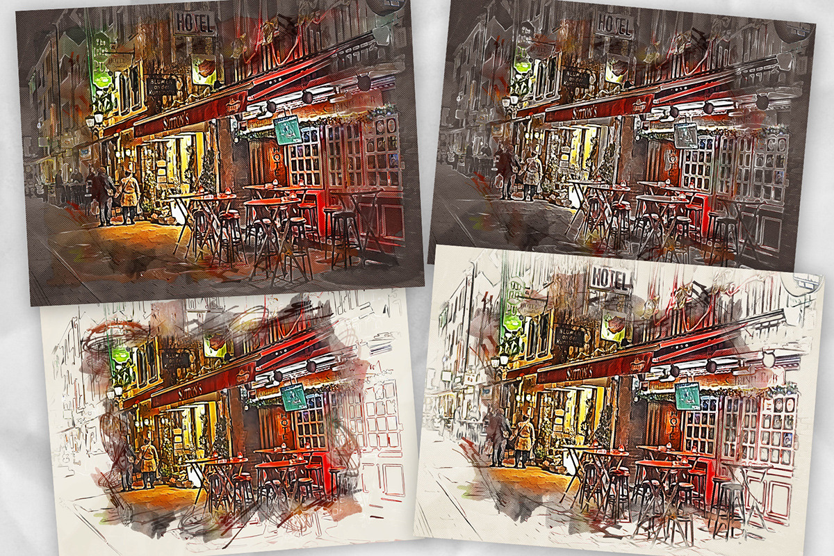Marker Illustration Photoshop Action, an Action Add-On by GorynArt (Photo 11 of 15)