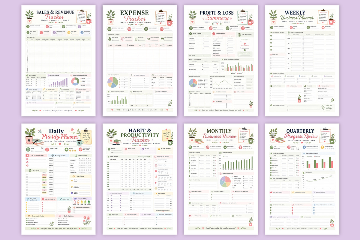 2027 Etsy Seller Success Planner, a Stationery Template by Designmela01 (Photo 4 of 6)