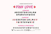 Pink Love - All Caps Heart Font, a Sans Serif Font by Kaya Fonts (Thumbnail 19 of 20)
