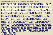 Covers Space Font, a Sans Serif Font by 177Studio (Thumbnail 8 of 8)