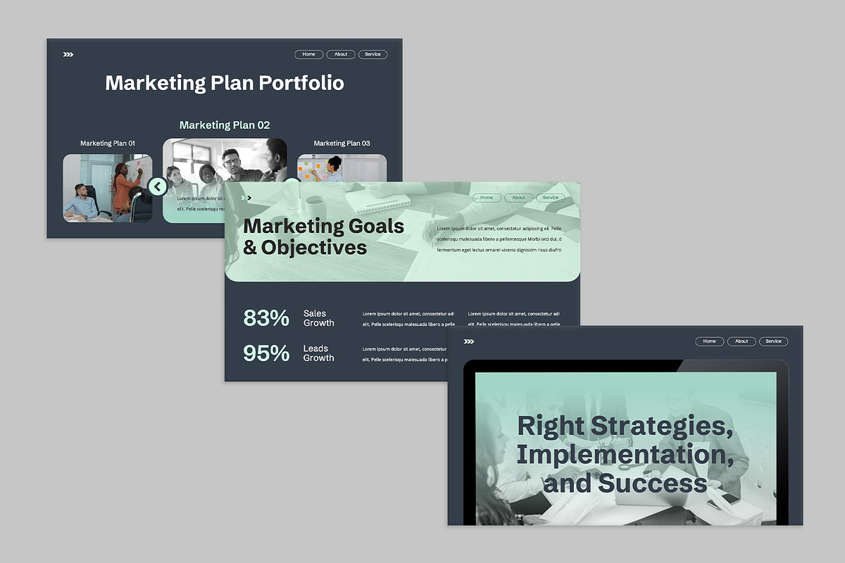 Marketing Plan Powerpoint, a Presentation Template by rgbryand (Photo 5 of 7)