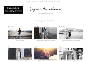 Fashion WordPress Theme