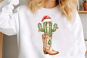 Cowboy Boots Christmas Sublimation, a Graphic by Libby Wishes (Thumbnail 2 of 11)