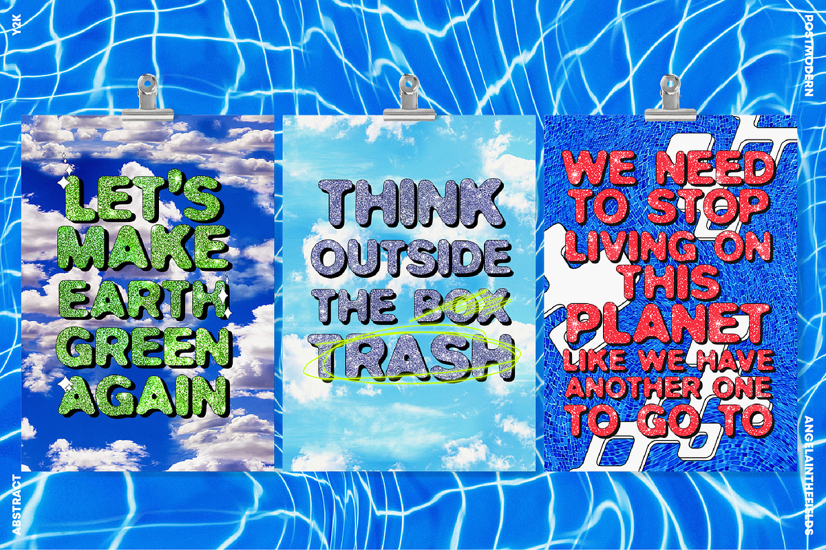 Y2K Seamless Pattern Backgrounds, a Pattern Graphic by angelainthefields (Photo 5 of 6)