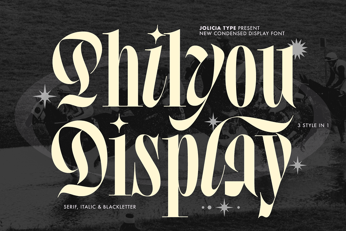 Philyou Display | Clean & Expressive, a Serif Font by Jolicia Type (Photo 1 of 15)