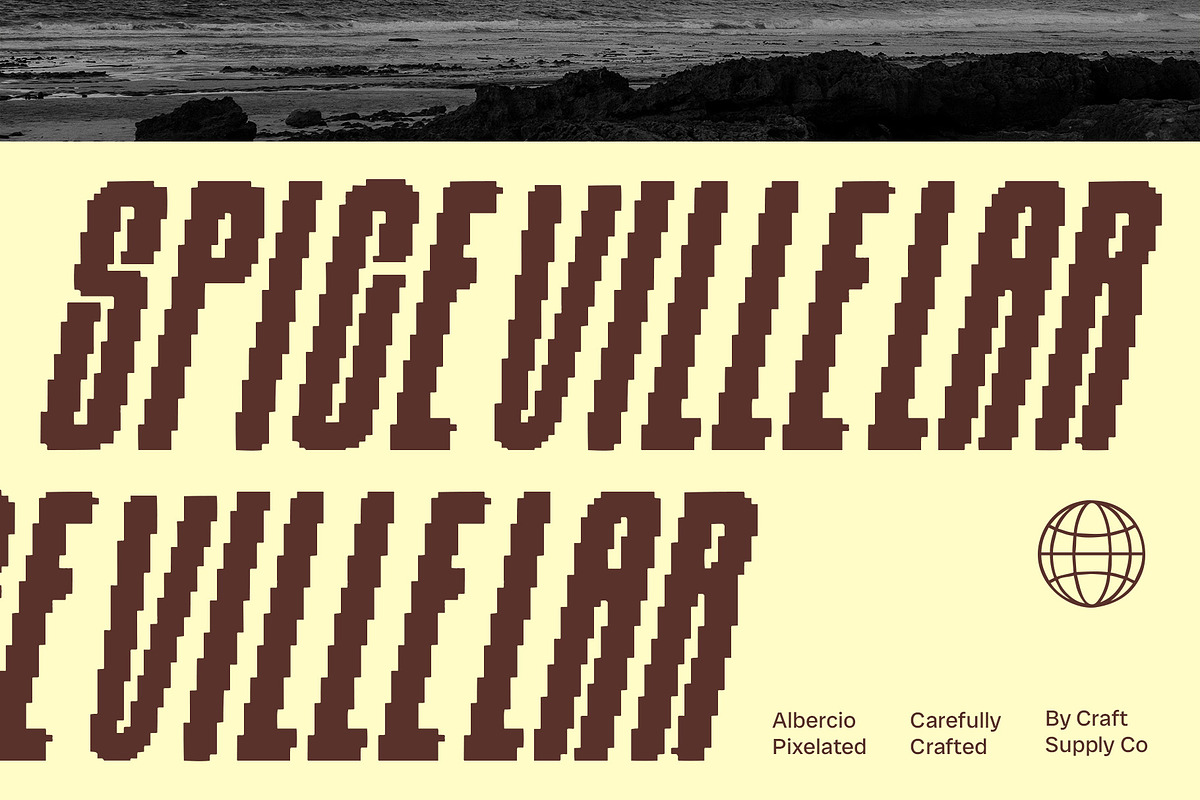 Albercio Pixel, a Sans Serif Font by Craft Supply Co. (Photo 3 of 8)