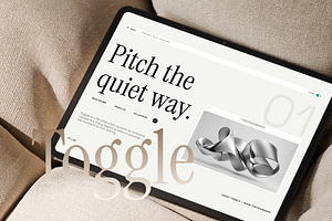 Toggle - SaaS Pitch Deck Template, a Presentation Template by xStudio
