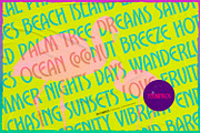 The Flemingos - Tropical Summer Font, a Sans Serif Font by ikiiko (Thumbnail 4 of 7)