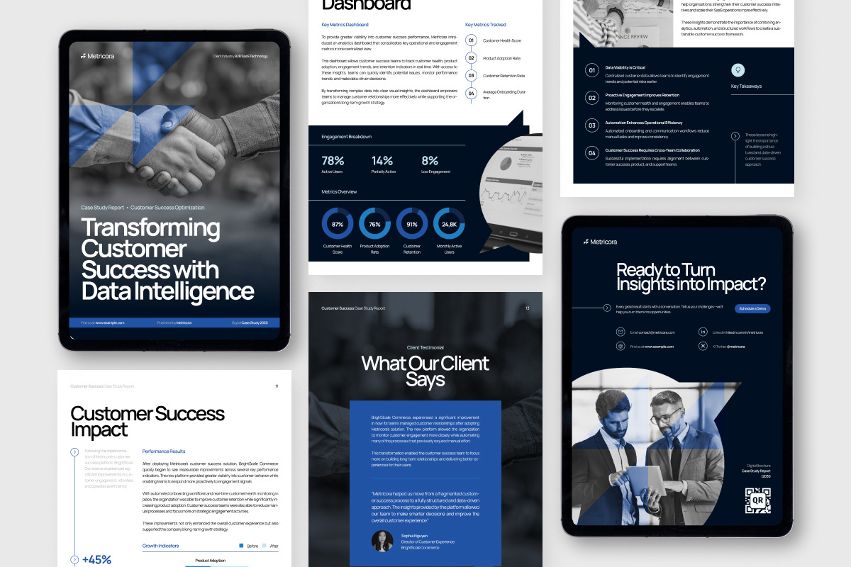 Digital SaaS Case Study Booklet, a Brochure Template by productype1 (Photo 6 of 6)