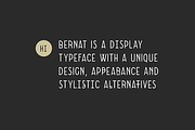 BERNAT - Unique Display Font, a Sans Serif Font by Designova® (Thumbnail 2 of 10)
