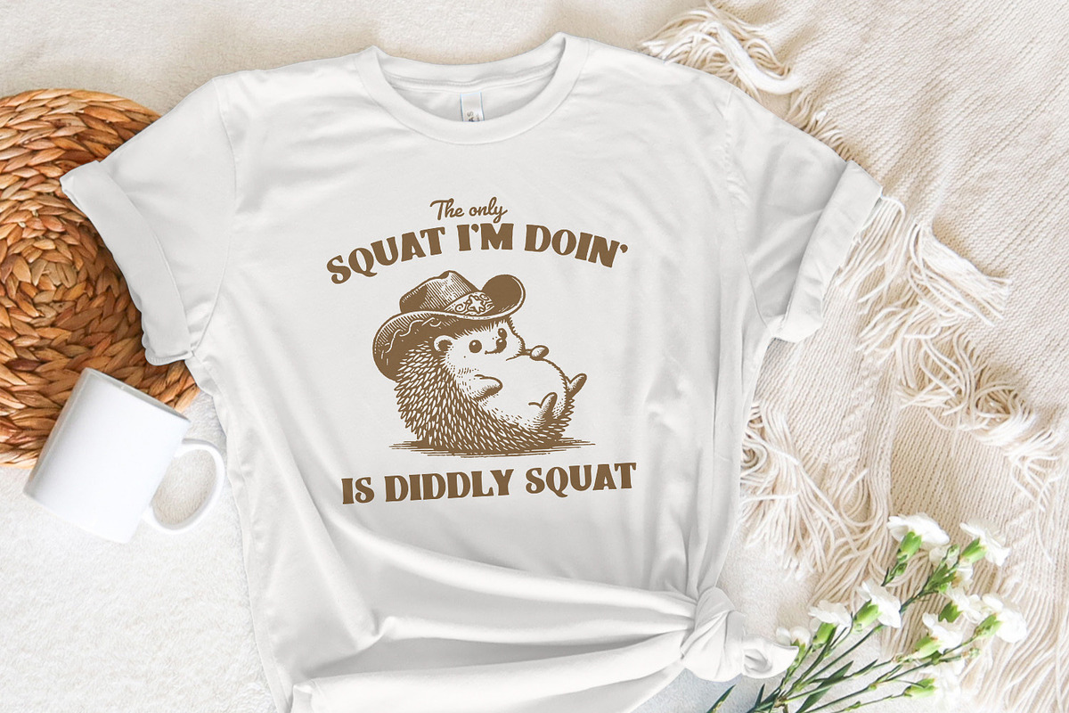 The Only Squat I'm Doing PNG, Funny, an Illustration by SharpMarketplace (Photo 5 of 9)