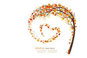 Autumn vector background