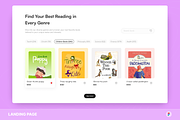 BookWise - Bookstore Landing Page, an UI Kit Template by Studio Delapan (Thumbnail 2 of 3)