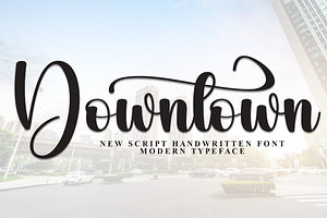 Downtown | Script Font