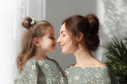 Mom & Child Outfit Mockup (PSD), a Shirt Mockup by 1001 mockups (Thumbnail 9 of 11)