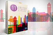 USA Cities Landmarks, an Illustration by IB (Thumbnail 1 of 5)