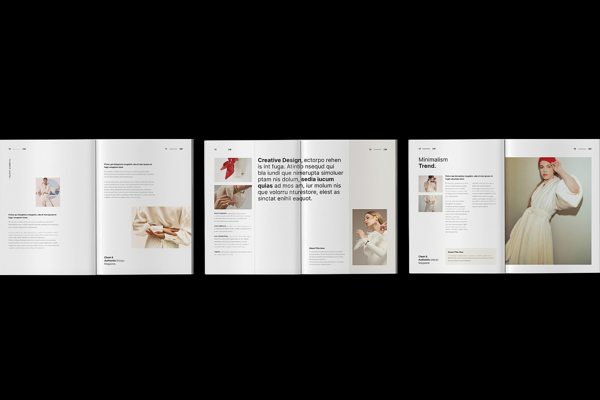 PORTFOLIO Magazine Brochure Template, a Magazine Template by TemplateFolio-Shop (Photo 7 of 18)