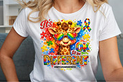 Autism Awareness Giraffe PNG, an Illustration by Sublimation Artist (Thumbnail 6 of 9)