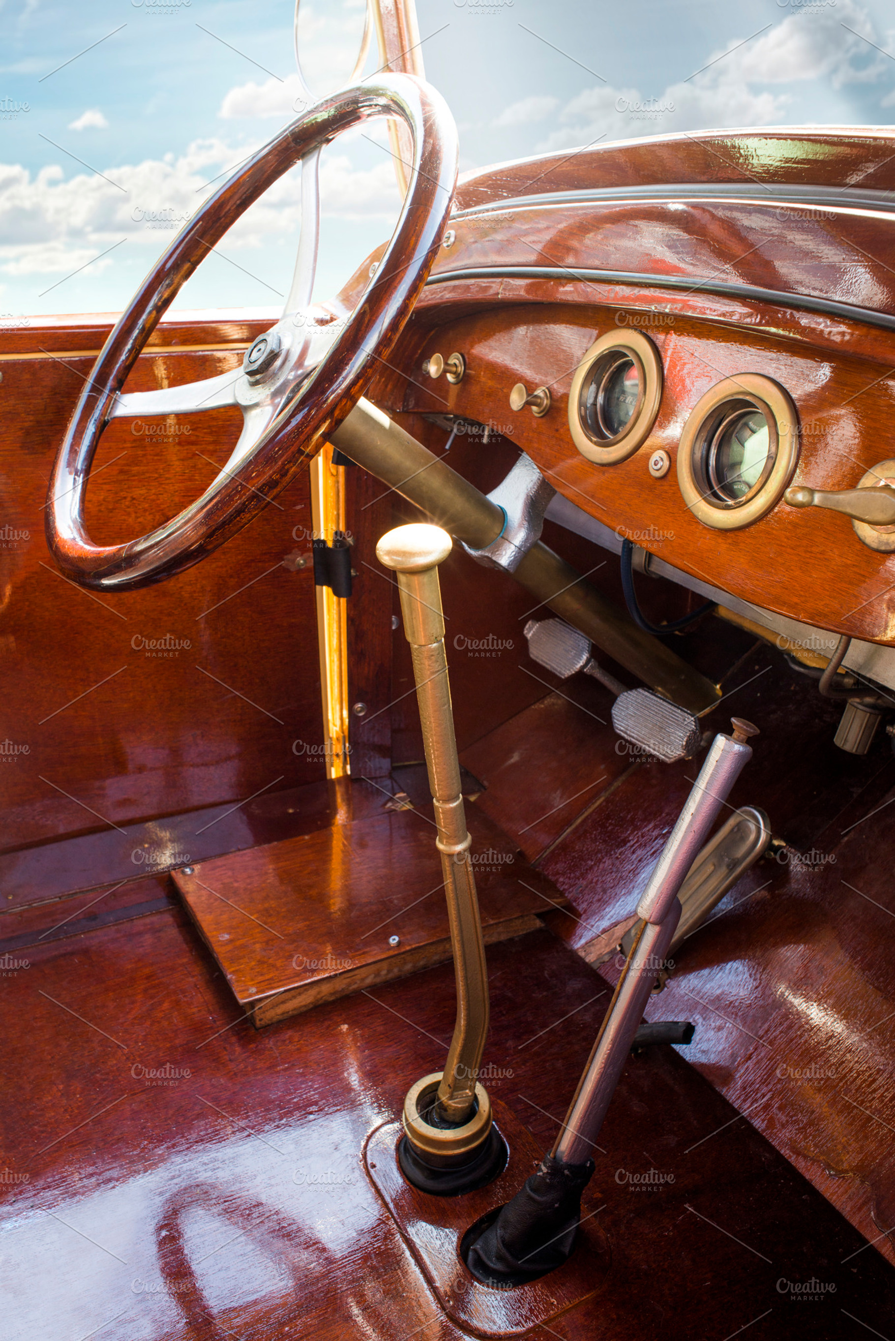 Vintage retro car interior featuring car, vintage, and interior, a Transportation Photo by Deyan Georgiev