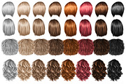 Natural hair clipart, an Illustration by Elenbushe (Thumbnail 3 of 10)